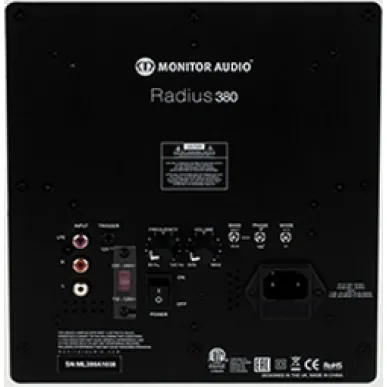 Сабвуфер Monitor Audio Radius Series 380 High Gloss Black